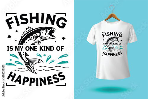 fishing vintage illustration design t shirt vintage