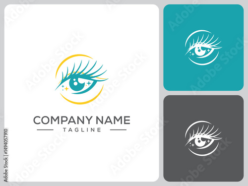 vector logo beauty eyelid