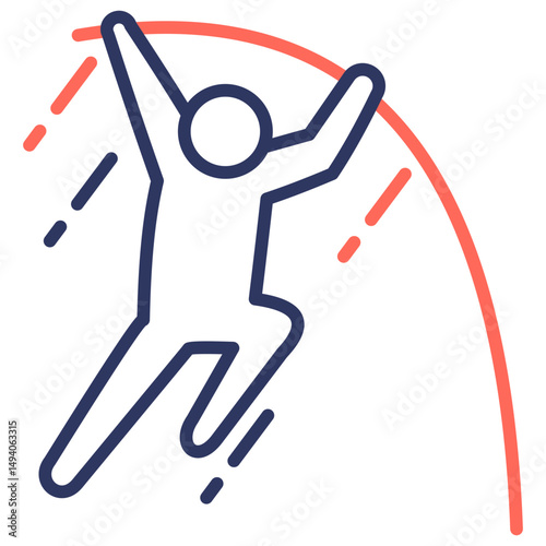 Pole Vault Icon