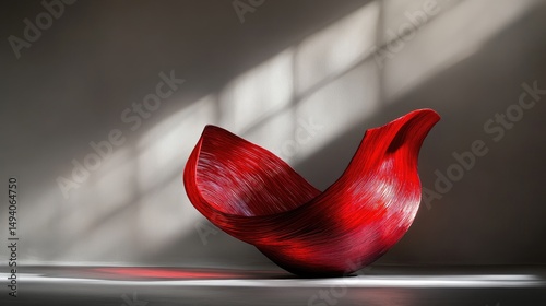 Rich crimson liquid flows into a textured vessel under dramatic lighting, capturing movement, depth, and elegance
