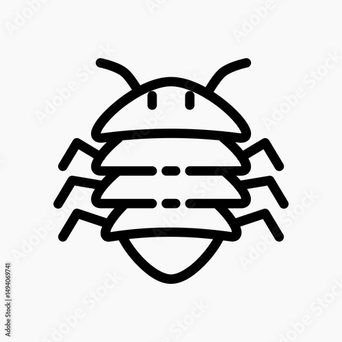 Design Illustration graphic of tick icon with line style. Suitable for UI, mobile design, web design, etc.