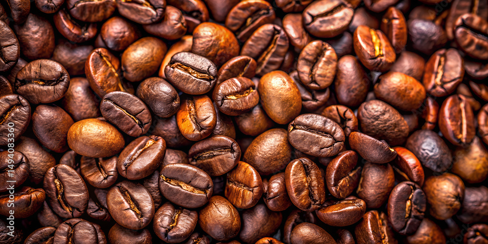Obraz premium coffee beans background