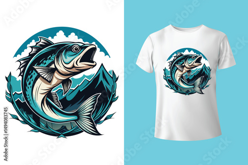 Pirate captain riding fish sketch PNG illustration with transparent background