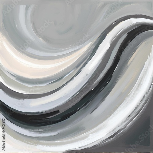 Abstract wave colorful wallpaper and illustration