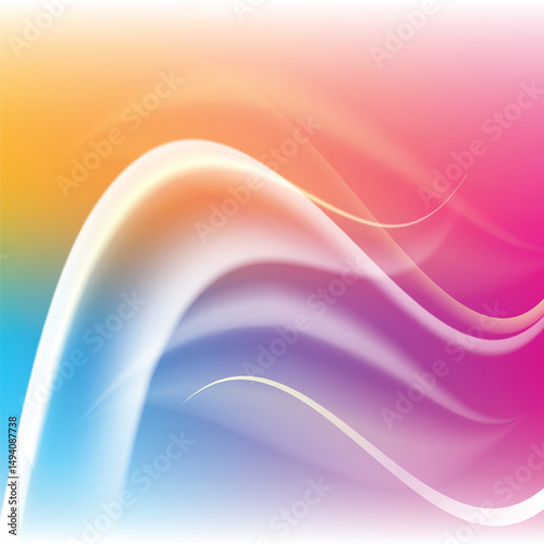 Abstract blurred gradient mesh background design for your presentation, vector design wallpaper.