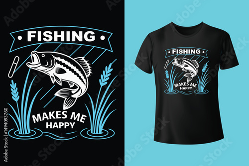 Fishing t shirt design retro and vintage style and t shirt graphic designs for fish man