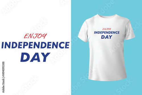 T shirt design vector for independence day.