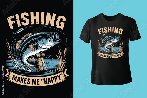 Fishing t shirt design retro and vintage style and t shirt graphic designs for fish man