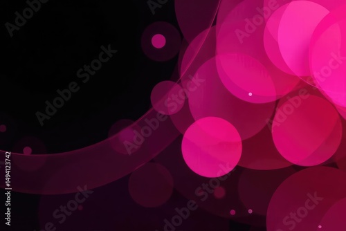 Abstract pink shapes on black background Bold, vibrant color contrast Perfect for design projects, wallpapers, and backgrounds , light, dark, burgundy