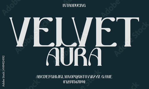  Velvet Aura - Chic Display Serif