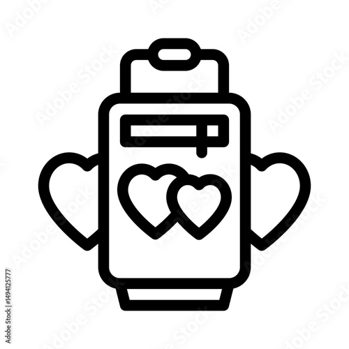honeymoon line icon