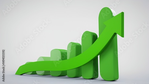 Business growth analysis modern office infographic professional setting elevated perspective strategic insights