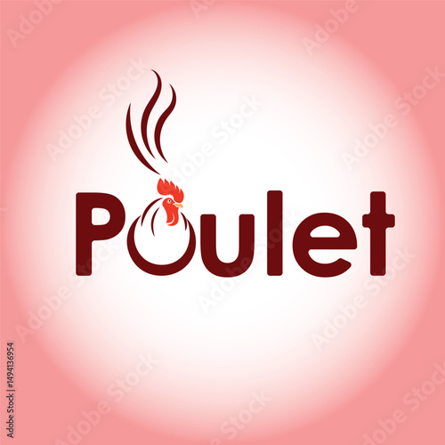Logo on the theme of smoked chicken