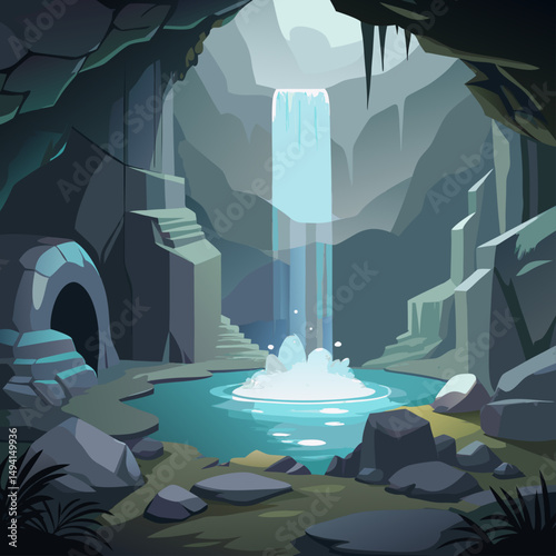 cave illustrtion