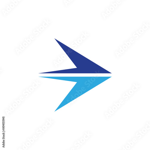 Arrow faster logo  images illustration design vector