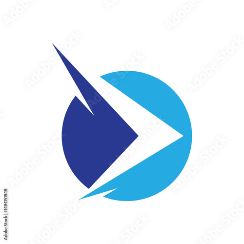 Arrow faster logo  images illustration design vector