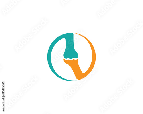 Bone logo vector template vector