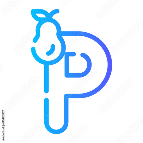 Letter p