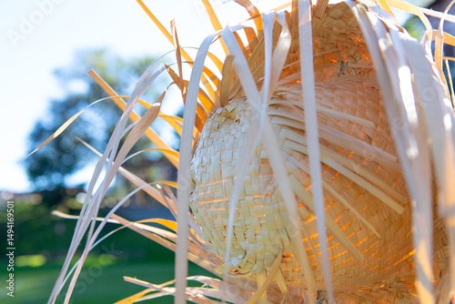 country hat, used as decoration for June festivals.