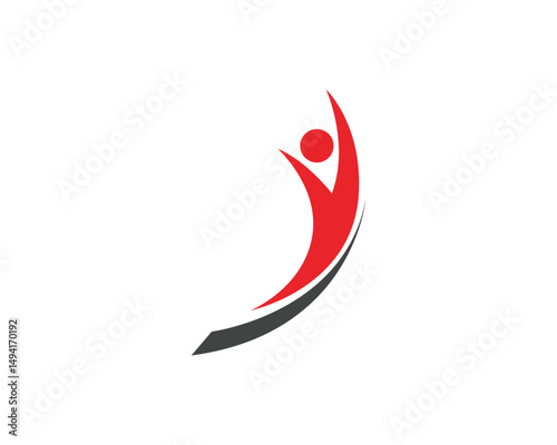 Health people Human character logo sign illustration vector