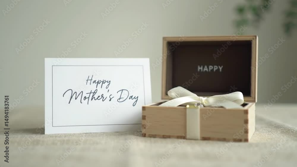 Elegant Mother's Day Keepsake Box

