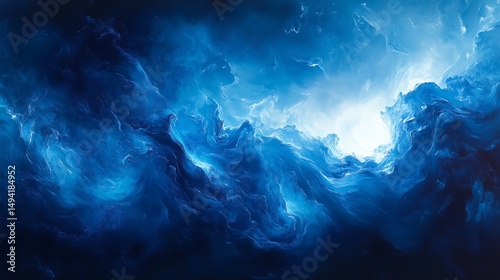 Dynamic blue light rays background, a modern abstract design full of energy and motion, ideal for tech and innovation themes.