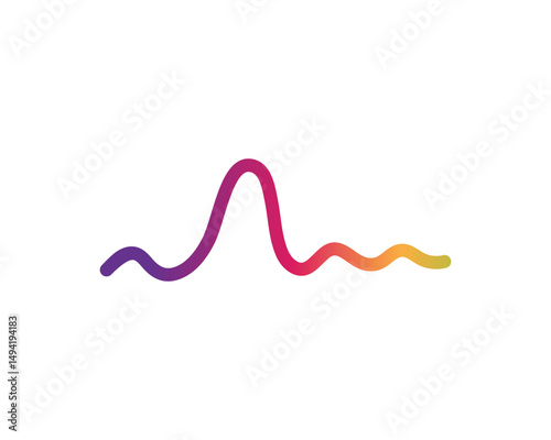 Sound waves vector illustration