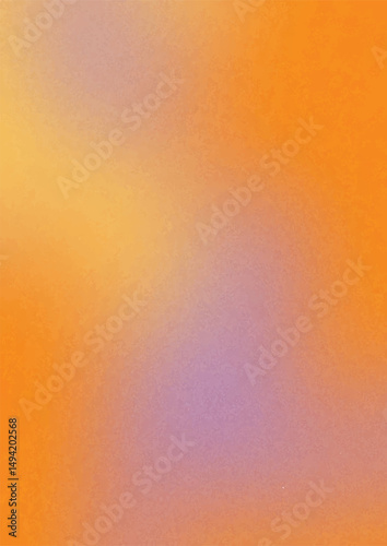 Abstract orange blurred gradient background design, Abstract defocused background, Abstract orange  gradient blend background, Abstract Blurred orange Background with grain texture effect