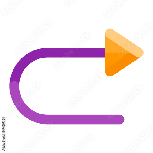 arrow redo forward next colored icon