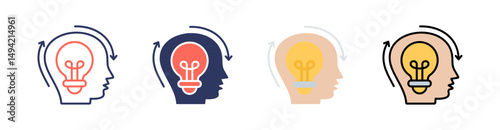 Innovation Multi Style Icon Set Vector 