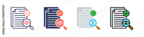 Transparency Multi Style Icon Set Vector 