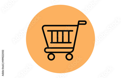 shopping cart icon.
