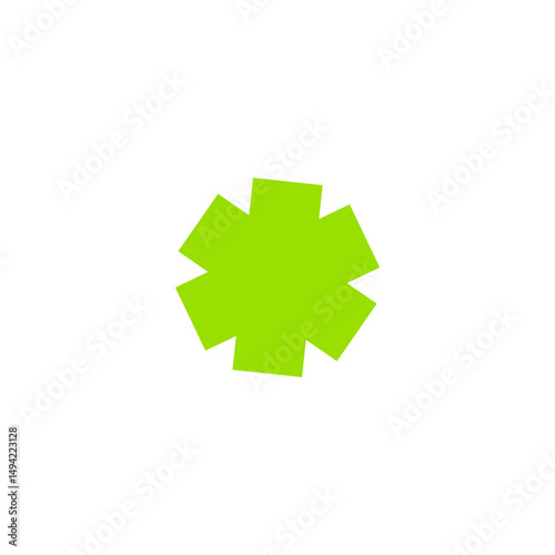Flower clip art design on plain white transparent isolated background for card, shirt, hoodie, sweatshirt, apparel, card, tag, mug, icon, poster or badge