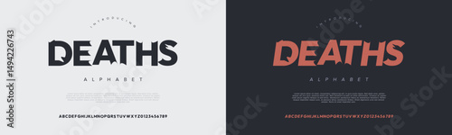 Horror font with sharp edges and bold cuts, ideal for dark design, gaming, or Halloween projects