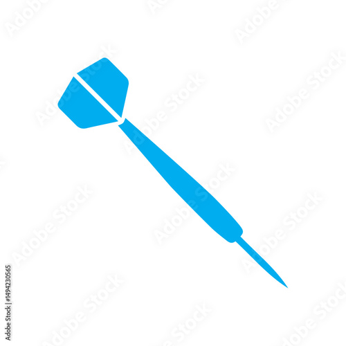 darts throwing colored icon