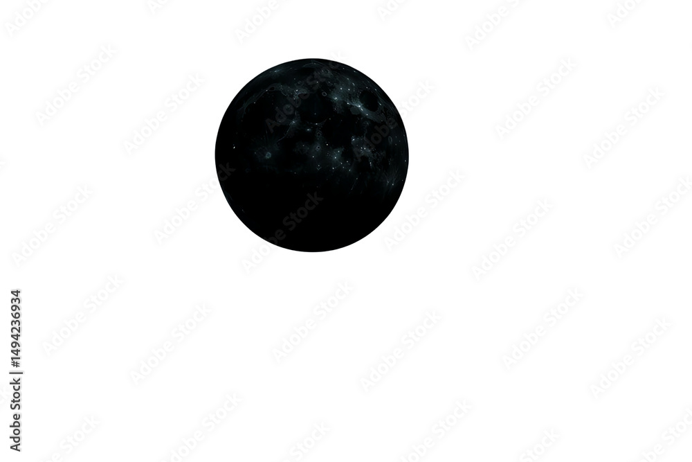 A dark, detailed image of a moon with visible craters and surface textures illuminated faintly. A dark, detailed image of a moon with visible craters and surface textures illuminated faintly.