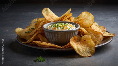 image of crispy fried potatoes and chips