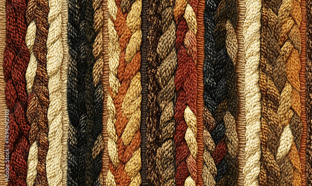 Seamless floral tile patterns combining cultural, modern