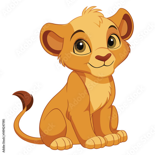 A happy golden retriever puppy sits attentively with its tongue out  a white background