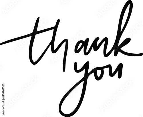 thank you, 감사합니다 캘리그라피