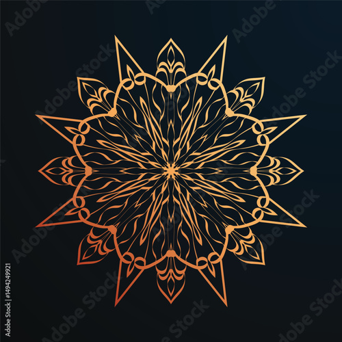 Luxury Mandala Arabesque Pattern Design