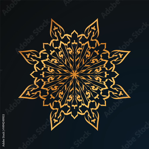 Luxury Mandala Arabesque Pattern Design