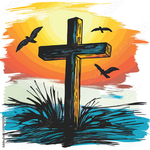 cross clip art