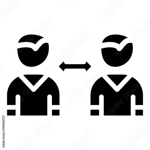 Social Distancing Icon