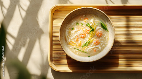 food, soup, meal, dish, bowl, vegetable, dinner, meat, healthy, plate, chicken, white, cuisine, lunch, fish, delicious, rice, green, thai, parsley, gourmet, noodle, carrot, pepper, hot