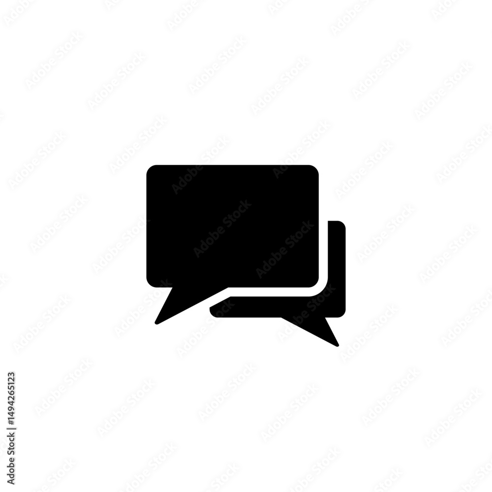 Fototapeta premium chat, bubble speech icon design