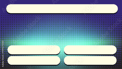 Retro Game Show Theme Vector Illustration