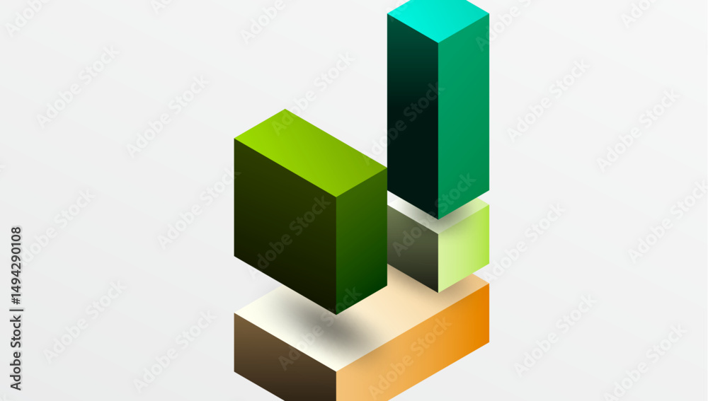 Abstract geometric shapes, stacked layers, vibrant colors. Modern design, minimalist aesthetic, digital illustration. Abstract geometric shapes, stacked layers, vibrant colors. Modern design, minimalist aesthetic, digital illustration.