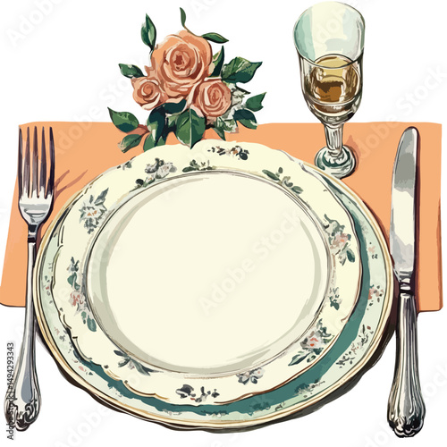 dinner clip art