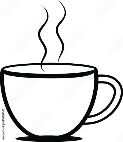 cup of hot coffee
